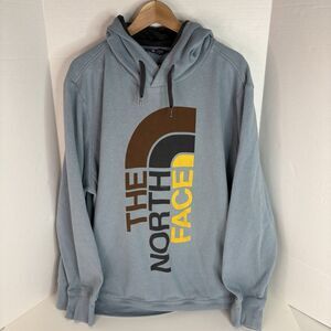 The North Face Hoodie Sweatshirt, 2XL, Blue, Colorful Graphic Logo
